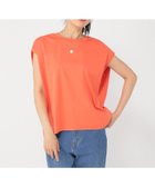 【スタディオ クリップ/studio CLIP】の《ウタオ》多機能フレンチスリーブTシャツ 人気、トレンドファッション・服の通販 founy(ファニー) ファッション Fashion レディースファッション Fashion for Women トップス・カットソー Cut & Sew Tops シャツ・ブラウス・オフィスカジュアル Elegant Blouses & Button-Ups ロングTシャツ・Tシャツ Longline T-Shirts & Tees おすすめ Recommended / Our Picks インナー Innerwear シルク Silk, 100% Silk シルケット Silket, Silky Cotton スリーブ Sleeve, Long Sleeve / Short Sleeve フレンチ French, French Style 夏 Summer thumbnail オレンジ40|ID: prp329100004774683 ipo3291000000034607078