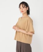 【スタディオ クリップ/studio CLIP】の《ウタオ》多機能袖フリルTシャツ 人気、トレンドファッション・服の通販 founy(ファニー) ファッション Fashion レディースファッション Fashion for Women トップス・カットソー Cut & Sew Tops シャツ・ブラウス・オフィスカジュアル Elegant Blouses & Button-Ups ロングTシャツ・Tシャツ Longline T-Shirts & Tees インナー Innerwear シルク Silk, 100% Silk シルケット Silket, Silky Cotton スリーブ Sleeve, Long Sleeve / Short Sleeve フリル Frill, Ruffle フレア Flare, Flared ワイド Wide, Wide Fit 夏 Summer thumbnail ベージュ55|ID: prp329100004774687 ipo3291000000034607102