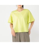 【スタディオ クリップ/studio CLIP】の《ウタオ》多機能袖フリルTシャツ 人気、トレンドファッション・服の通販 founy(ファニー) ファッション Fashion レディースファッション Fashion for Women トップス・カットソー Cut & Sew Tops シャツ・ブラウス・オフィスカジュアル Elegant Blouses & Button-Ups ロングTシャツ・Tシャツ Longline T-Shirts & Tees インナー Innerwear シルク Silk, 100% Silk シルケット Silket, Silky Cotton スリーブ Sleeve, Long Sleeve / Short Sleeve フリル Frill, Ruffle フレア Flare, Flared ワイド Wide, Wide Fit 夏 Summer thumbnail ライム71|ID: prp329100004774687 ipo3291000000034607104