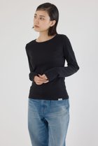 【ロデオクラウンズワイドボウル/RODEO CROWNS WIDE BOWL】のフライスロングスリーブTシャツ 人気、トレンドファッション・服の通販 founy(ファニー) ファッション Fashion レディースファッション Fashion for Women トップス・カットソー Cut & Sew Tops シャツ・ブラウス・オフィスカジュアル Elegant Blouses & Button-Ups ロングTシャツ・Tシャツ Longline T-Shirts & Tees インナー Innerwear カーディガン Cardigan, Knitwear コンパクト Compact, Small Size ジャケット Jacket, Outerwear トレンド Trend, Trending Now ベーシック Basic, Essential ロング Long, Long-Length 羽織 Haori, Light Jacket 長袖 Long Sleeve, Full Sleeve thumbnail BLK|ID: prp329100004774750 ipo3291000000034632912