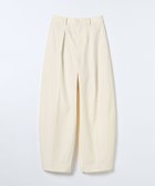 【ジーナシス/JEANASiS】のセンタープレスコクーンパンツ オフホワイト|ID: prp329100004774756 ipo3291000000034607833