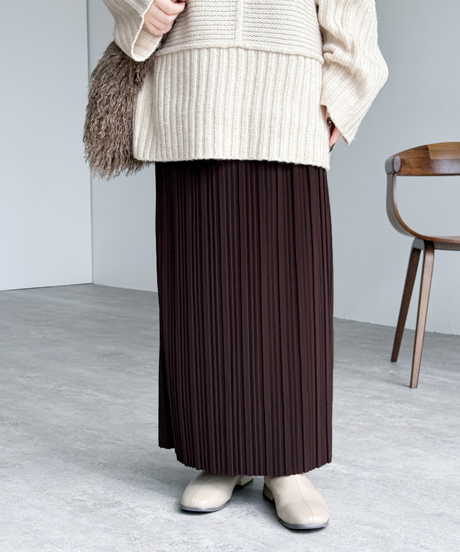 【レカ/reca】の迷わず着れる!大人のロングプリーツスカート(y2775) reca 人気、トレンドファッション・服の通販 founy(ファニー) 　ファッション　Fashion　レディースファッション　Fashion for Women　スカート　Skirts　プリーツスカート / 上品フェミニンスタイル　Pleated Skirts　プリーツ　Pleats, Pleated　エレガント 上品　Elegant　旅行　Travel　楽ちん　Easy Fit, Comfortable　 other-1|ID: prp329100004774821 ipo3291000000034608719