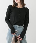 【センスオブプレイス/SENSE OF PLACE by URBAN RESEARCH】の2Pレイヤードメロートップ BLACK|ID: prp329100004774833 ipo3291000000034608870