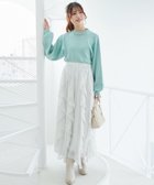 【マジェスティック レゴン/MAJESTIC LEGON】のエアリードロップラッフルスカート 人気、トレンドファッション・服の通販 founy(ファニー) ファッション Fashion レディースファッション Fashion for Women スカート Skirts シフォン Chiffon, Lightweight Fabric ダウン Down, Puffer トレンド Trend, Trending Now フェミニン Feminine, Girly ラッフル Ruffle, Frill ロング Long, Long-Length 再入荷 Restock / Back in Stock おすすめ Recommended / Our Picks thumbnail オフ/柄|ID: prp329100004774838 ipo3291000000034608912