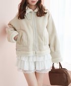 【マジェスティック レゴン/MAJESTIC LEGON】のウエストリブ裾レースフリルミニスカート オフ/柄|ID: prp329100004774839 ipo3291000000034608925