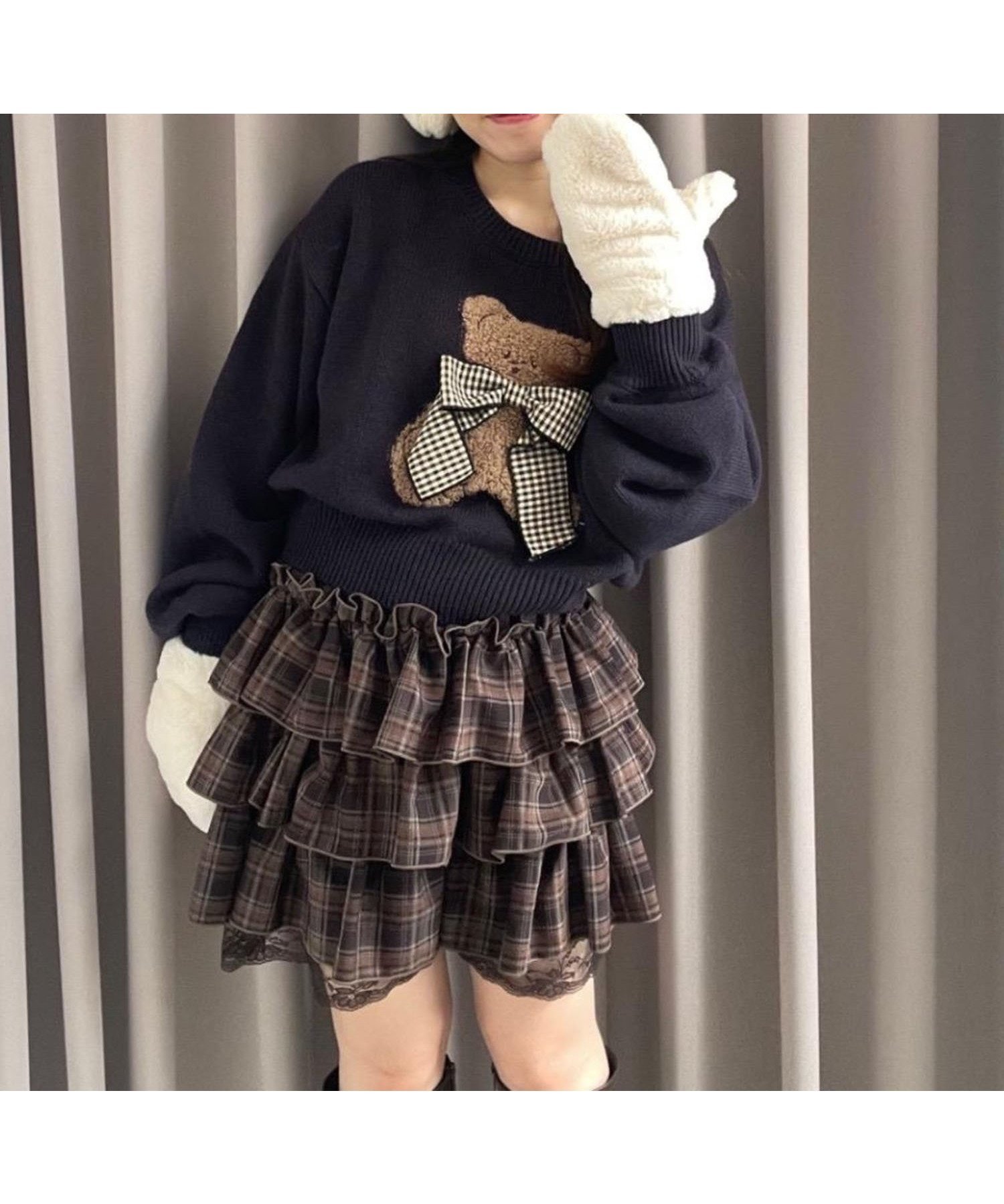 【マジェスティック レゴン/MAJESTIC LEGON】のウエストリブ裾レースフリルミニスカート インテリア・キッズ・メンズ・レディースファッション・服の通販 founy(ファニー) 　ファッション　Fashion　レディースファッション　Fashion for Women　スカート　Skirts　ミニスカート　Mini Skirts　インナー　Innerwear　ガーリー　Girly, Feminine Style　サンダル　Sandals, Summer Shoes　ソックス　Socks, Hosiery　ダウン　Down, Puffer　トレンド　Trend, Trending Now　フィット　Fit, Slim Fit　フリル　Frill, Ruffle　ミニスカート　Mini Skirt, Short Skirt　レース　Lace, Lace Fabric　再入荷　Restock / Back in Stock　おすすめ　Recommended / Our Picks　Dブラウン柄|ID: prp329100004774839 ipo3291000000034608929