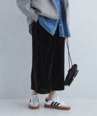 【ユナイテッドアローズ/UNITED ARROWS】のワッシャー ベロア スカート BLACK|ID: prp329100004774842 ipo3291000000034608969