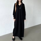 【ココモモ/COCOMOMO】の選べる2丈 Vネック ワンピース ロング丈 マキシ丈 ニットワンピース 長袖 人気、トレンドファッション・服の通販 founy(ファニー) ファッション Fashion レディースファッション Fashion for Women ワンピース Dresses ニットワンピース Knit Dresses アクリル Acrylic Material インナー Innerwear タートルネック Turtleneck, High Neck デコルテ Décolleté, Neckline 長袖 Long Sleeve, Full Sleeve バランス Balance, Style Balance ペチコート Petticoat, Underskirt マキシ Maxi, Full Length ロング Long, Long-Length おすすめ Recommended / Our Picks thumbnail ブラック|ID: prp329100004774875 ipo3291000000034609214