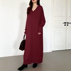 【ココモモ/COCOMOMO】の選べる2丈 Vネック ワンピース ロング丈 マキシ丈 ニットワンピース 長袖 人気、トレンドファッション・服の通販 founy(ファニー) ファッション Fashion レディースファッション Fashion for Women ワンピース Dresses ニットワンピース Knit Dresses アクリル Acrylic Material インナー Innerwear タートルネック Turtleneck, High Neck デコルテ Décolleté, Neckline 長袖 Long Sleeve, Full Sleeve バランス Balance, Style Balance ペチコート Petticoat, Underskirt マキシ Maxi, Full Length ロング Long, Long-Length おすすめ Recommended / Our Picks thumbnail ワイン|ID: prp329100004774875 ipo3291000000034609227