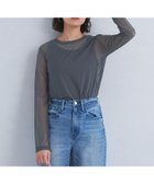 【ユナイテッドアローズ/UNITED ARROWS】のハイメッシュ チュール クルーネック プルオーバー 人気、トレンドファッション・服の通販 founy(ファニー) ファッション Fashion レディースファッション Fashion for Women トップス・カットソー Cut & Sew Tops カジュアルプルオーバー・ニットトップス Pullovers & Knit Tops / Casual Pullovers インナー Innerwear 春 Spring カーゴパンツ Cargo Pants, Utility Pants カーディガン Cardigan, Knitwear コンパクト Compact, Small Size シアー Sheer, See-Through スリット Slit, Slit Detail チュール Tulip, Tulip Motif ベスト Vest, Waistcoat ベーシック Basic, Essential メッシュ Mesh, Net Fabric ロング Long, Long-Length アウトレット Outlet / Clearance 夏 Summer エレガント 上品 Elegant thumbnail DK.GRAY|ID: prp329100004774881 ipo3291000000034609323