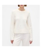 【ギャップ/GAP】のCashSoft カシミヤタッチ ケーブルニット クルーネックセーター 人気、トレンドファッション・服の通販 founy(ファニー) ファッション Fashion レディースファッション Fashion for Women トップス・カットソー Cut & Sew Tops ニット Knit Tops & Sweaters おすすめ Recommended / Our Picks クラシック Classic, Timeless Style ショルダー Shoulder, Shoulder Strap ショート Short, Short Length ダウン Down, Puffer ドロップ Drop Shoulder, Dropped Style フィット Fit, Slim Fit ルーズ Loose, Oversized 長袖 Long Sleeve, Full Sleeve thumbnail IVORY_FROST|ID: prp329100004774893 ipo3291000000034871334