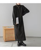 【ラジュール/Lajour】のハイネックニットワンピース 人気、トレンドファッション・服の通販 founy(ファニー) ファッション Fashion レディースファッション Fashion for Women ワンピース Dresses ニットワンピース Knit Dresses アクリル Acrylic Material スリット Slit, Slit Detail トレンド Trend, Trending Now 秋 Autumn thumbnail ブラック|ID: prp329100004774902 ipo3291000000035169069