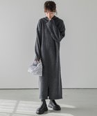【ラジュール/Lajour】のハイネックニットワンピース 人気、トレンドファッション・服の通販 founy(ファニー) ファッション Fashion レディースファッション Fashion for Women ワンピース Dresses ニットワンピース Knit Dresses アクリル Acrylic Material スリット Slit, Slit Detail トレンド Trend, Trending Now 秋 Autumn thumbnail チャコール|ID: prp329100004774902 ipo3291000000035169072