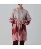 【レプシィム ローリーズファーム/LEPSIM LOWRYS FARM】のグラデーションニットチュニック ピンクレッド25|ID: prp329100004774914 ipo3291000000034811011