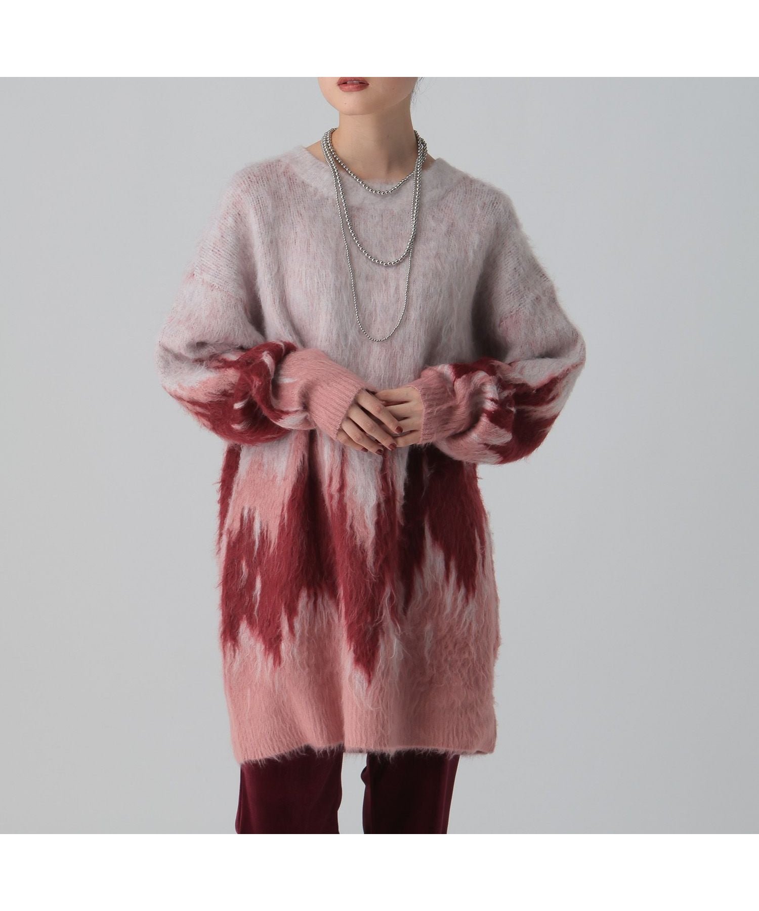 【レプシィム ローリーズファーム/LEPSIM LOWRYS FARM】のグラデーションニットチュニック 人気、トレンドファッション・服の通販 founy(ファニー) ファッション Fashion レディースファッション Fashion for Women トップス・カットソー Cut & Sew Tops ニット Knit Tops & Sweaters おすすめ Recommended / Our Picks グラデーション Gradient, Ombre チュニック Tunic, Long Top ワイド Wide, Wide Fit 冬 Winter / This Winter other-1|ID: prp329100004774914 ipo3291000000034838540