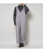 【ナノ ユニバース/nano universe】のVネックオールインワン グレー|ID:prp329100004774921