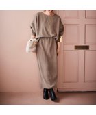 【ルクールブラン/le.coeur blanc】のカットコーデュロイプルオーバー スカートセット モカ|ID: prp329100004774923 ipo3291000000034610092