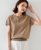 【アンタイトル/UNTITLED】の【11色展開/コットン100/アンサンブル可能】 プルオーバーニット モカブラウン|ID: prp329100004774929 ipo3291000000034610160