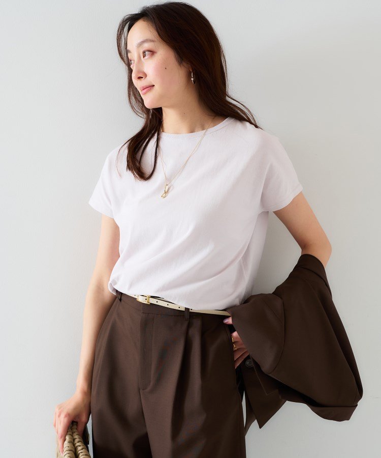 【アンタイトル/UNTITLED】の【11色展開/コットン100/アンサンブル可能】 プルオーバーニット インテリア・キッズ・メンズ・レディースファッション・服の通販 founy(ファニー) 　ファッション　Fashion　レディースファッション　Fashion for Women　トップス・カットソー　Cut & Sew Tops　ニット　Knit Tops & Sweaters　アンサンブルニット　Knit Ensembles & Twin Sets　カジュアルプルオーバー・ニットトップス　Pullovers & Knit Tops / Casual Pullovers　アクセサリー　Fashion Accessories　アンサンブル　Ensemble Set　インド　Indian Textile　インナー　Innerwear　カーディガン　Cardigan, Knitwear　コンパクト　Compact, Small Size　シンプル　Simple, Minimal　ジャケット　Jacket, Outerwear　スマート　Smart, Elegant　スリーブ　Sleeve, Long Sleeve / Short Sleeve　デニム　Denim, Jeans Material　フレンチ　French, French Style　ベーシック　Basic, Essential　別注　Limited Edition, Custom Order　ロング　Long, Long-Length　おすすめ　Recommended / Our Picks　夏　Summer　グレージュ|ID: prp329100004774929 ipo3291000000034610162