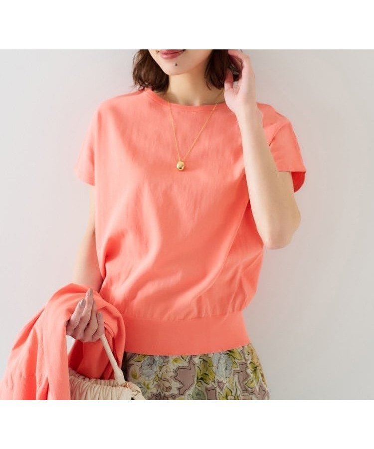 【アンタイトル/UNTITLED】の【11色展開/コットン100/アンサンブル可能】 プルオーバーニット インテリア・キッズ・メンズ・レディースファッション・服の通販 founy(ファニー) 　ファッション　Fashion　レディースファッション　Fashion for Women　トップス・カットソー　Cut & Sew Tops　ニット　Knit Tops & Sweaters　アンサンブルニット　Knit Ensembles & Twin Sets　カジュアルプルオーバー・ニットトップス　Pullovers & Knit Tops / Casual Pullovers　アクセサリー　Fashion Accessories　アンサンブル　Ensemble Set　インド　Indian Textile　インナー　Innerwear　カーディガン　Cardigan, Knitwear　コンパクト　Compact, Small Size　シンプル　Simple, Minimal　ジャケット　Jacket, Outerwear　スマート　Smart, Elegant　スリーブ　Sleeve, Long Sleeve / Short Sleeve　デニム　Denim, Jeans Material　フレンチ　French, French Style　ベーシック　Basic, Essential　別注　Limited Edition, Custom Order　ロング　Long, Long-Length　おすすめ　Recommended / Our Picks　夏　Summer　オレンジ|ID: prp329100004774929 ipo3291000000034610165