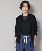 【ナノ ユニバース/nano universe】の毛玉レスニット3wayリブタートルトップス ブラック|ID:prp329100004774934