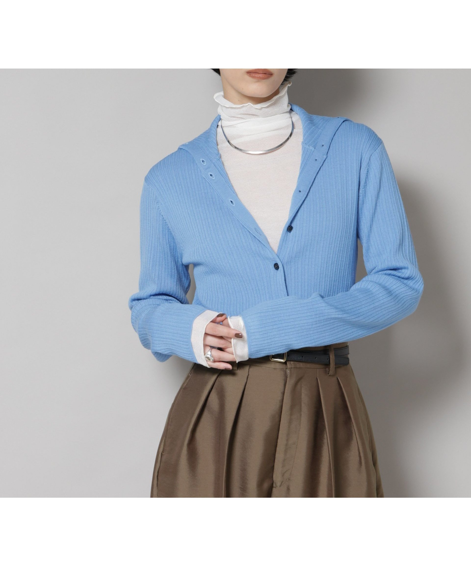 【ナノ ユニバース/nano universe】の毛玉レスニット3wayリブタートルトップス インテリア・キッズ・メンズ・レディースファッション・服の通販 founy(ファニー) 　ファッション　Fashion　レディースファッション　Fashion for Women　トップス・カットソー　Cut & Sew Tops　ニット　Knit Tops & Sweaters　ウォッシャブル　Machine Washable　春　Spring　タートル　Turtleneck, Turtle Collar　タートルネック　Turtleneck, High Neck　定番　Standard, Basic Item　人気　Popular, Best Seller　ベーシック　Basic, Essential　冬　Winter / This Winter　2025年　2025　2025-2026秋冬・A/W　Autumn/Winter 2025–26 AW25–26　L.ブルー1|ID: prp329100004774934 ipo3291000000034610255