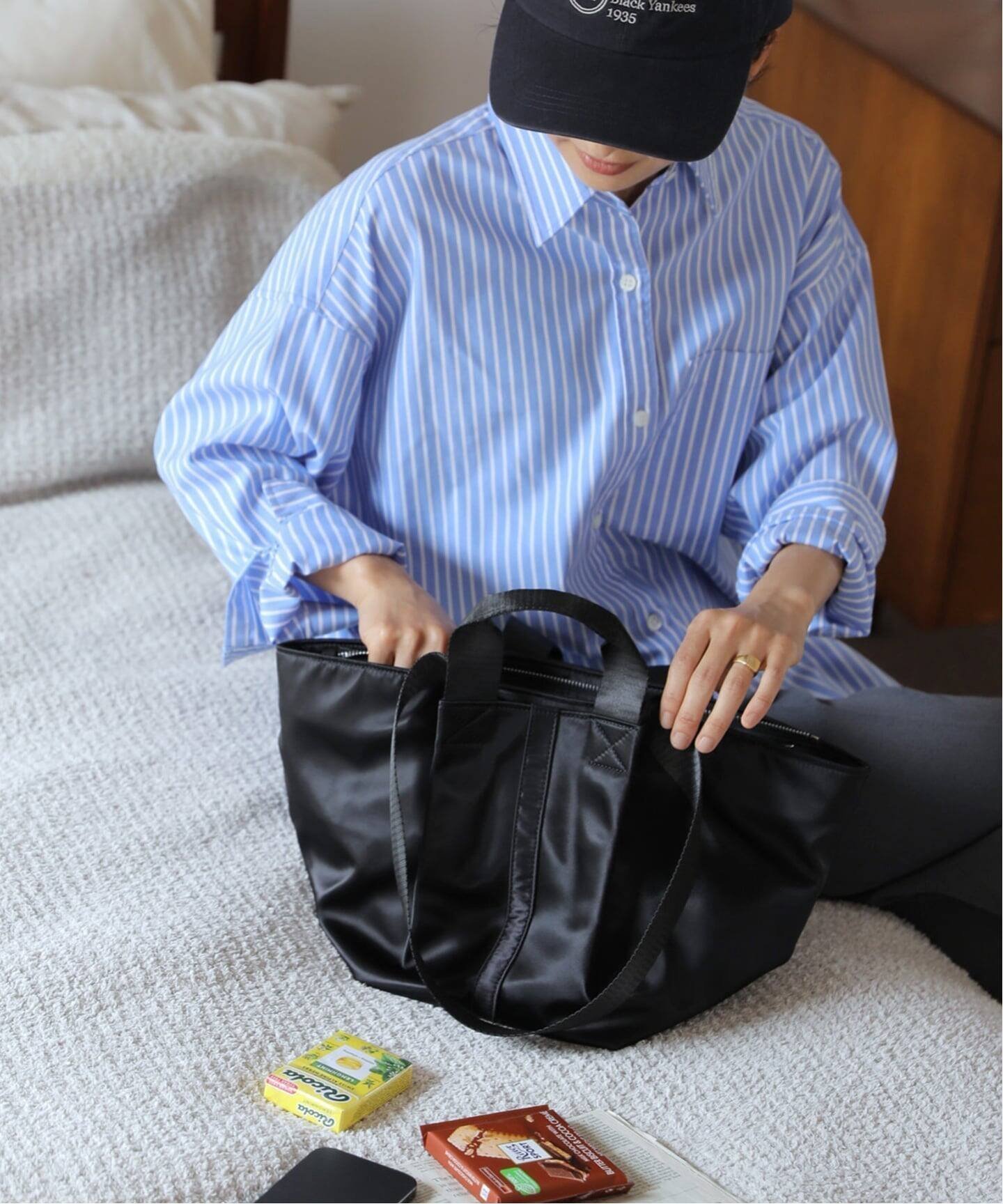 【ジャーナルスタンダード レリューム/JOURNAL STANDARD relume】の《WEB限定追加2》RELUME ナイロントートバッグ インテリア・キッズ・メンズ・レディースファッション・服の通販 founy(ファニー) ファッション Fashion レディースファッション Fashion for Women バッグ Bags 2025年 2025 2025-2026秋冬・A/W Autumn/Winter 2025–26 AW25–26 おすすめ Recommended / Our Picks スマート Smart, Elegant ポケット Pocket, Pocket Detail ブラック|ID: prp329100004774952 ipo3291000000034610443