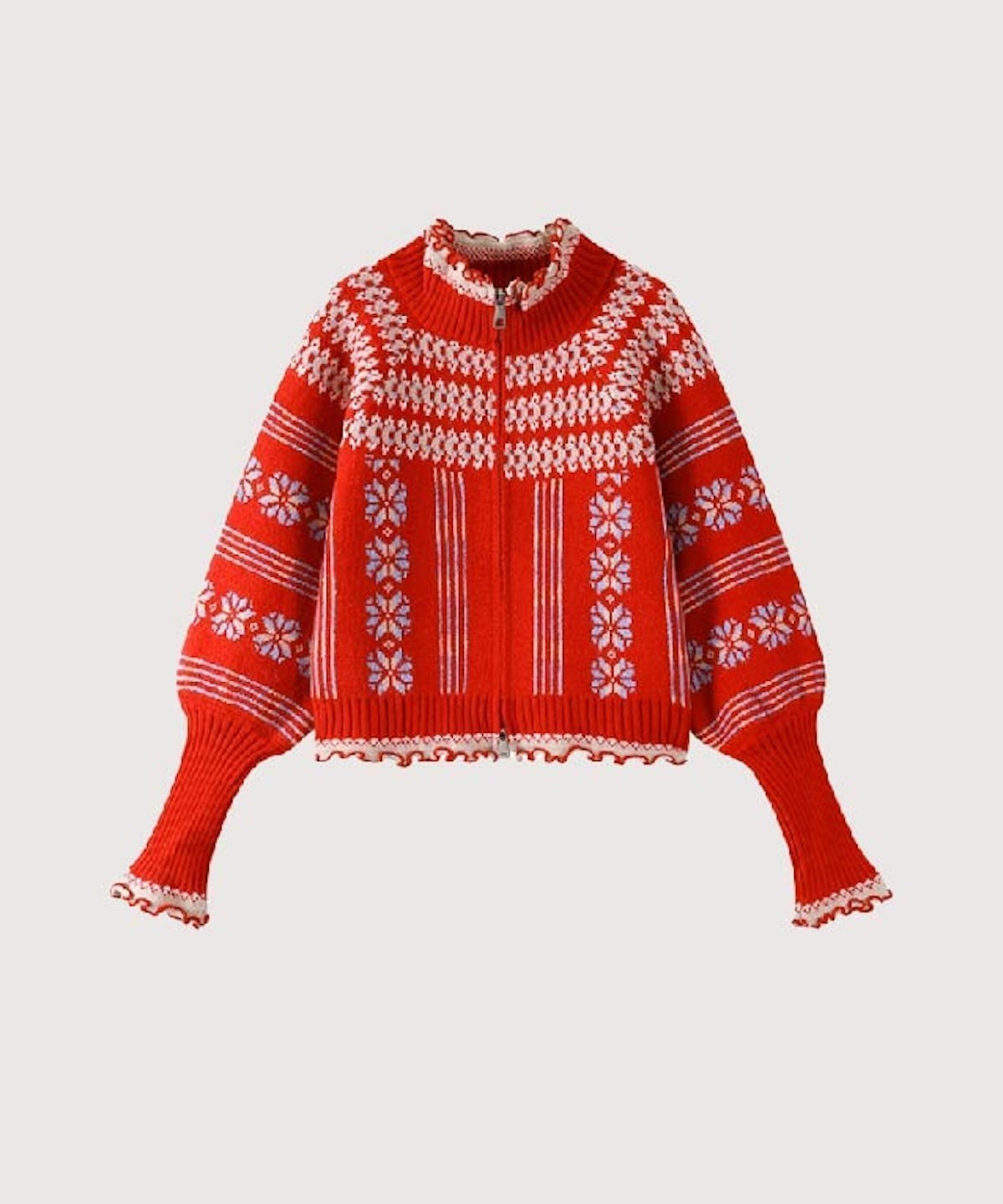 【ラ ポム プチ/LA POMME petit】のJacquard Cardigan With Shawl インテリア・キッズ・メンズ・レディースファッション・服の通販 founy(ファニー) 　ファッション　Fashion　レディースファッション　Fashion for Women　トップス・カットソー　Cut & Sew Tops　カーディガン・羽織り　Layered Style Cardigans　おすすめ　Recommended / Our Picks　カーディガン　Cardigan, Knitwear　キャミワンピース　Cami Dress, Slip Dress　クール　Cool, Chic　ショール　Shawl, Wrap　ジャカード／ジャガード　Jacquard, Woven Pattern　スキニーデニム　Skinny Jeans, Slim Jeans　スタイリッシュ　Stylish, Fashionable　ワイド　Wide, Wide Fit　秋　Autumn　Red|ID: prp329100004774975 ipo3291000000034813541