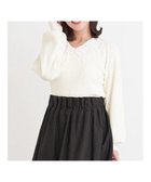 【ジェイ アンド シュプール/Re J&SUPURE】のレース襟ニットトップス 人気、トレンドファッション・服の通販 founy(ファニー) ファッション Fashion レディースファッション Fashion for Women トップス・カットソー Cut & Sew Tops ニット Knit Tops & Sweaters フェミニン Feminine, Girly フレア Flare, Flared モチーフ Motif, Design Theme リブニット Rib Knit, Ribbed Knit リボン Ribbon, Bow レース Lace, Lace Fabric ワイド Wide, Wide Fit おすすめ Recommended / Our Picks エレガント 上品 Elegant ビジネス 仕事 通勤 Business / Work / Commuting thumbnail オフホワイト|ID: prp329100004774986 ipo3291000000034611019