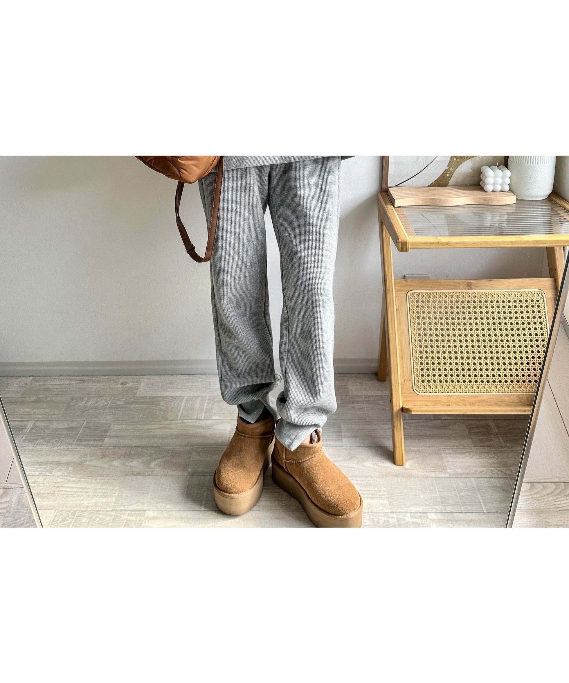 【ラジュール/Lajour】のワッフルハーフジップ セットアップ インテリア・キッズ・メンズ・レディースファッション・服の通販 founy(ファニー) 　ファッション　Fashion　レディースファッション　Fashion for Women　セットアップ　Matching Sets　シンプル　Simple, Minimal　セットアップ　Set-Up, Coordinated Outfit　トレンド　Trend, Trending Now　ルーズ　Loose, Oversized　ワッフル　Waffle, Waffle Knit　グレー|ID: prp329100004775031 ipo3291000000034611392