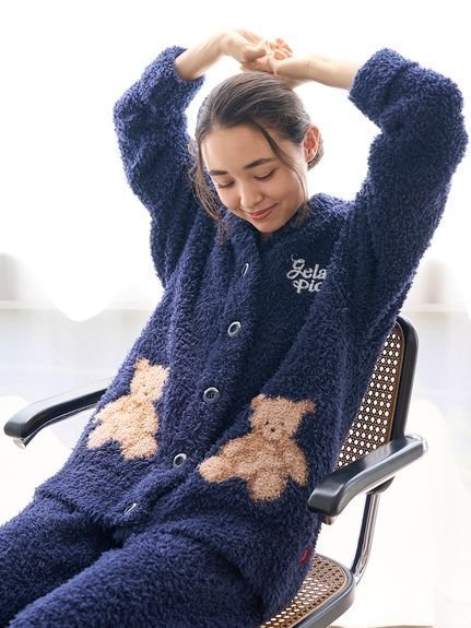 【ジェラート ピケ/gelato pique】の【HOLIDAY】ジェラートスノーベアジャガードショールカーディガン インテリア・キッズ・メンズ・レディースファッション・服の通販 founy(ファニー) 　ファッション　Fashion　レディースファッション　Fashion for Women　トップス・カットソー　Cut & Sew Tops　カーディガン・羽織り　Layered Style Cardigans　おすすめ　Recommended / Our Picks　カーディガン　Cardigan, Knitwear　ギフト プレゼント　Gift / Present　ショール　Shawl, Wrap　スマート　Smart, Elegant　フロント　Front, Front Design　ホリデーシーズン　Holiday Season　ボトム　Bottoms, Lower Wear　NVY[089]|ID: prp329100004775043 ipo3291000000034730099