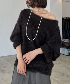 【ページボーイ/PAGEBOY】の【ふわとろな触り心地】スリーピーシャギープルオーバー【一部 】 人気、トレンドファッション・服の通販 founy(ファニー) ファッション Fashion レディースファッション Fashion for Women トップス・カットソー Cut & Sew Tops カジュアルプルオーバー・ニットトップス Pullovers & Knit Tops / Casual Pullovers インナー Innerwear エアリー Airy Texture ルーズ Loose, Oversized ワンショル One Shoulder, Asymmetrical 冬 Winter / This Winter |ID:prp329100004775080