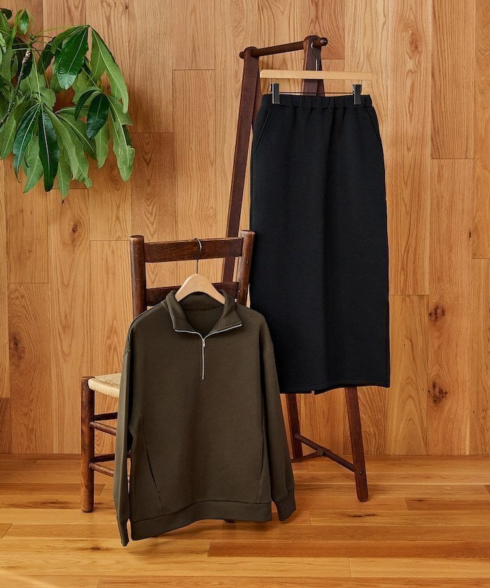 【フリークスストア/FREAK'S STORE】の【セットアイテム】ボンディング ハーフジップ スカートセット 25AW インテリア・キッズ・メンズ・レディースファッション・服の通販 founy(ファニー) ファッション Fashion レディースファッション Fashion for Women スカート Skirts 2025年 2025 2025-2026秋冬・A/W Autumn/Winter 2025–26 AW25–26 冬 Winter / This Winter おすすめ Recommended / Our Picks セットアップ Set-Up, Coordinated Outfit トレンド Trend, Trending Now フォルム Silhouette, Form ボトム Bottoms, Lower Wear ボンディング Bonding, Bonded Fabric エレガント 上品 Elegant 旅行 Travel A/W・秋冬 Autumn/Winter オリーブ|ID: prp329100004775139 ipo3291000000034862383