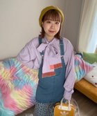 【チャオパニックティピー/CIAOPANIC TYPY】の【HELLO.SANFRANCISCO】【momo企画】ストライプ2wayボウタ 人気、トレンドファッション・服の通販 founy(ファニー) ファッション Fashion レディースファッション Fashion for Women イエロー Yellow シンプル Simple, Minimal スウェット / スエット Sweatshirt, Sweatwear ストライプ Stripe, Striped Pattern スラックス Slacks, Dress Pants デニム Denim, Jeans Material パープル Purple, Violet リボン Ribbon, Bow おすすめ Recommended / Our Picks thumbnail パープル|ID: prp329100004775197 ipo3291000000034613255