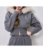 【ナイスクラップ/NICE CLAUP】の【セットアップ可能】フェイクファーパーカー 人気、トレンドファッション・服の通販 founy(ファニー) ファッション Fashion レディースファッション Fashion for Women トップス・カットソー Cut & Sew Tops レディースパーカー・カジュアルフーディー Casual Hoodies & Sweatshirts 2025年 2025 2025-2026秋冬・A/W Autumn/Winter 2025–26 AW25–26 冬 Winter / This Winter おすすめ Recommended / Our Picks シャーリング Shirring, Ruched ショート Short, Short Length スウェット / スエット Sweatshirt, Sweatwear セットアップ Set-Up, Coordinated Outfit パーカー Hoodie, Parka プリーツ Pleats, Pleated ベロア Velour, Soft Velvet ミニスカート Mini Skirt, Short Skirt thumbnail チャコールグレー|ID: prp329100004775206 ipo3291000000034905264