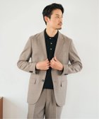 【エディフィス/EDIFICE / MEN】のSUPER 120 s ウールサキソニー 2ボタン ジャケット【セットアップ着用可能】 ベージュ A|ID: prp329100004775215 ipo3291000000034613454