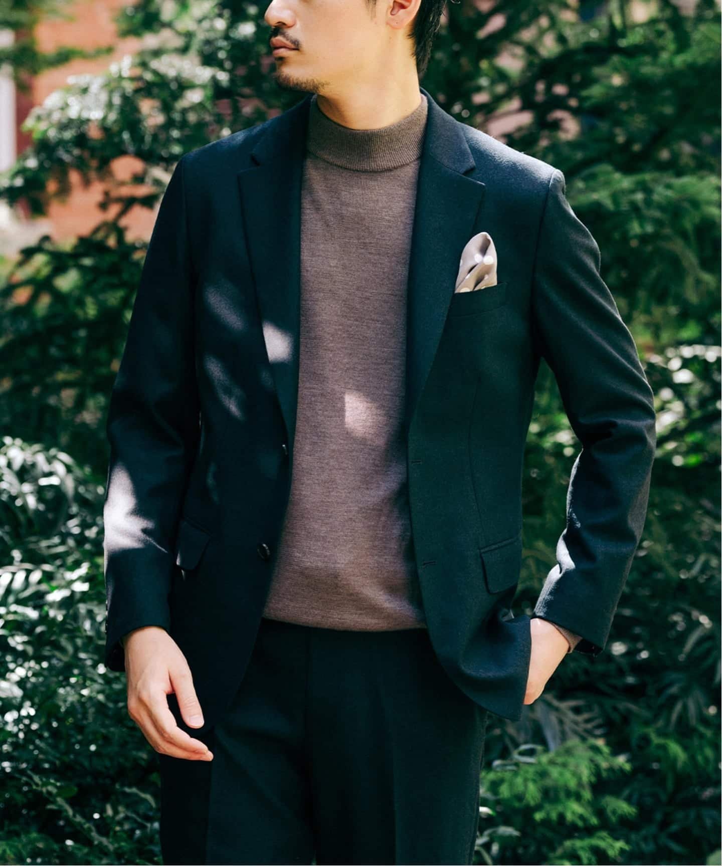 【エディフィス/EDIFICE / MEN】のSUPER 120 s ウールサキソニー 2ボタン ジャケット【セットアップ着用可能】 インテリア・キッズ・メンズ・レディースファッション・服の通販 founy(ファニー) 　ファッション　Fashion　メンズファッション　Fashion for Men　セットアップ　Matching Sets　ジャケット　Jacket, Outerwear　セットアップ　Set-Up, Coordinated Outfit　チェック　Check, Plaid, Tartan　トレンド　Trend, Trending Now　A/W・秋冬　Autumn/Winter　ビジネス 仕事 通勤　Business / Work / Commuting　グリーン A|ID: prp329100004775215 ipo3291000000034613455