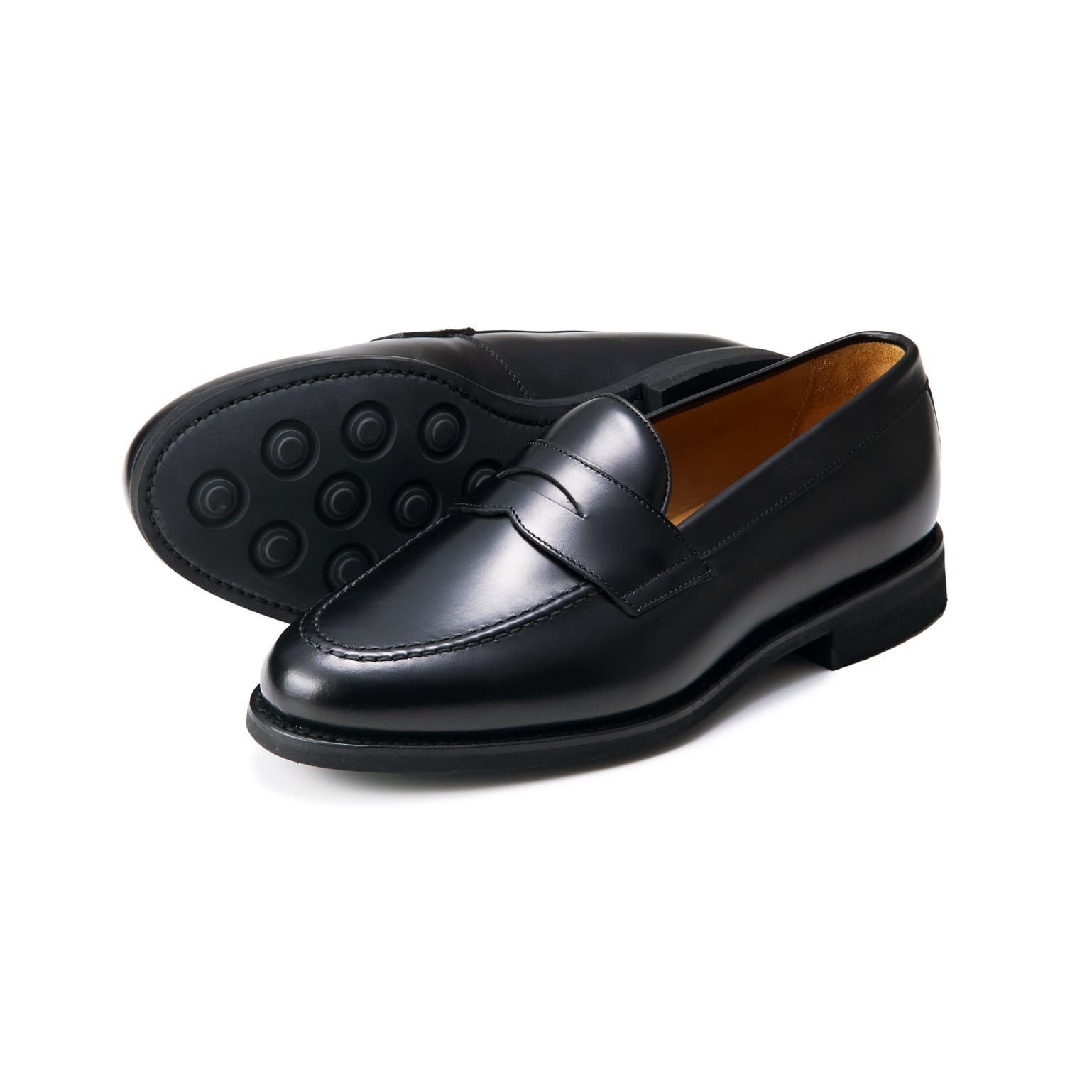 【バーウィック 1707/Berwick 1707 / MEN】のコインローファー インテリア・キッズ・メンズ・レディースファッション・服の通販 founy(ファニー) ファッション Fashion メンズファッション Fashion for Men スタイリッシュ Stylish, Fashionable ビジネス 仕事 通勤 Business / Work / Commuting フォルム Silhouette, Form ブラック|ID: prp329100004775231 ipo3291000000034879047