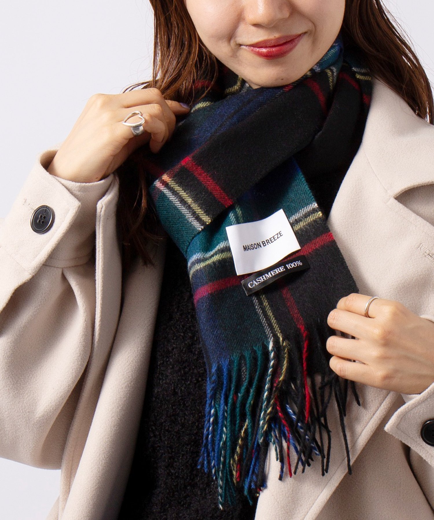 【セットアップセブン/SETUP7】のSETUP7/ピュアカシミヤ100% マフラー30cm*190cm KZCH30 プレゼント インテリア・キッズ・メンズ・レディースファッション・服の通販 founy(ファニー) 　ファッション　Fashion　レディースファッション　Fashion for Women　セットアップ　Matching Sets　マフラー・スヌード / 冬小物の定番　Scarves & Mufflers　アンダー　Underwear Essentials　今季　This Season, Current Season　スポーツ　Sports, Activewear　セットアップ　Set-Up, Coordinated Outfit　チェック　Check, Plaid, Tartan　トレンド　Trend, Trending Now　フリンジ　Fringe, Tassel　防寒　Cold Protection, Winter-Ready　マフラー　Scarf, Muffler　マーメイド　Mermaid, Fishtail Silhouette　ミックス　Mix, Mixed Style　ラグジュアリー　Luxury, Elegant　ワーク　Workwear, Utility Style　再入荷　Restock / Back in Stock　おすすめ　Recommended / Our Picks　MULTI11|ID: prp329100004775284 ipo3291000000034720082