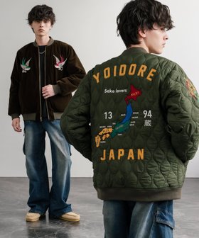 【ロッキーモンロー/Rocky Monroe】の【YOIDORE/酔いどれ】スーベニアキルティングリバーシブルジャケット 人気、トレンドファッション・服の通販 founy(ファニー) ファッション Fashion レディースファッション Fashion for Women アウター Coat / Outerwear Collection レディースジャケット・軽アウター Jackets カットソー Cut and Sewn Top キルト Quilt, Quilted Fabric 軽量 Lightweight, Ultra Light ショルダー Shoulder, Shoulder Strap ドロップ Drop Shoulder, Dropped Style 人気 Popular, Best Seller バランス Balance, Style Balance ベルベット Velvet, Velvety ミリタリー Military, Army Style メンズ Men's, Menswear リバーシブル Reversible, Two-Sided リラックス Relax, Relaxed Fit ワイド Wide, Wide Fit A/W・秋冬 Autumn/Winter 再入荷 Restock / Back in Stock おすすめ Recommended / Our Picks エレガント 上品 Elegant |ID:prp329100004775317