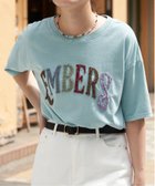 【ヴァンス エクスチェンジ/VENCE EXCHANGE】のカラフルロゴTシャツ 人気、トレンドファッション・服の通販 founy(ファニー) ファッション Fashion レディースファッション Fashion for Women トップス・カットソー Cut & Sew Tops シャツ・ブラウス・オフィスカジュアル Elegant Blouses & Button-Ups ロングTシャツ・Tシャツ Longline T-Shirts & Tees おすすめ Recommended / Our Picks カラフル Colorful Design デニム Denim, Jeans Material thumbnail ライトブルー|ID: prp329100004775334 ipo3291000000034614773