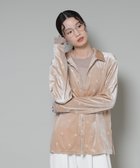 【ナノ ユニバース/nano universe】の刺繍ベロアカットシャツ(セットアップ可) 人気、トレンドファッション・服の通販 founy(ファニー) ファッション Fashion レディースファッション Fashion for Women トップス・カットソー Cut & Sew Tops シャツ・ブラウス・オフィスカジュアル Elegant Blouses & Button-Ups ベロアトップス Velour Tops / Velvet-Look Items クラシカル Classical, Vintage-Inspired スリット Slit, Slit Detail セットアップ Set-Up, Coordinated Outfit タートルネック Turtleneck, High Neck トレンド Trend, Trending Now ドレス Dress, One-Piece フロント Front, Front Design ベロア Velour, Soft Velvet アウトレット Outlet / Clearance おすすめ Recommended / Our Picks エレガント 上品 Elegant 2025年 2025 2025-2026秋冬・A/W Autumn/Winter 2025–26 AW25–26 thumbnail ベージュ|ID: prp329100004775335 ipo3291000000034614781