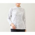 【ロブジェ/LOBJIE】の【洗える・日本製】ローズ柄起毛ジャカードカットソー 人気、トレンドファッション・服の通販 founy(ファニー) ファッション Fashion レディースファッション Fashion for Women トップス・カットソー Cut & Sew Tops カットソー・ベーシックTシャツ Cut-and-Sewn Tops / Stretch Tees & Basics カットソー Cut and Sewn Top カーディガン Cardigan, Knitwear ジャカード／ジャガード Jacquard, Woven Pattern トレンド Trend, Trending Now ベスト Vest, Waistcoat ローズ Rose, Rose Motif エレガント 上品 Elegant 日本製 Made In Japan 洗える Machine Washable 長袖 Long Sleeve, Full Sleeve thumbnail ホワイト|ID: prp329100004775342 ipo3291000000034614803