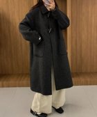 【アイモハ/aimoha】の【BANICO】クラシックメタルバックル ウールコート 人気、トレンドファッション・服の通販 founy(ファニー) ファッション Fashion レディースファッション Fashion for Women アウター Coat / Outerwear Collection コート・ロングコート・ピーコート Long Coats, Peacoats & More ショルダー Shoulder, Shoulder Strap ストレート Straight, Straight Cut ドロップ Drop Shoulder, Dropped Style ハンド Hand, Handmade バランス Balance, Style Balance フロント Front, Front Design ポケット Pocket, Pocket Detail thumbnail ブラック|ID: prp329100004775714 ipo3291000000034619863