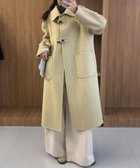 【アイモハ/aimoha】の【BANICO】クラシックメタルバックル ウールコート 人気、トレンドファッション・服の通販 founy(ファニー) ファッション Fashion レディースファッション Fashion for Women アウター Coat / Outerwear Collection コート・ロングコート・ピーコート Long Coats, Peacoats & More ショルダー Shoulder, Shoulder Strap ストレート Straight, Straight Cut ドロップ Drop Shoulder, Dropped Style ハンド Hand, Handmade バランス Balance, Style Balance フロント Front, Front Design ポケット Pocket, Pocket Detail thumbnail イエロー|ID: prp329100004775714 ipo3291000000034619866