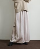 【セレクトモカ/SELECT MOCA】の【Et】Satin Washer Narrow Skirt 人気、トレンドファッション・服の通販 founy(ファニー) ファッション Fashion レディースファッション Fashion for Women スカート Skirts サテン Satin, Glossy Fabric ジャケット Jacket, Outerwear スウェット / スエット Sweatshirt, Sweatwear ボトム Bottoms, Lower Wear マニッシュ Mannish, Boyish ワッシャー Washer, Crinkled Finish エレガント 上品 Elegant 洗える Machine Washable thumbnail ベージュ-200|ID: prp329100004775826 ipo3291000000034621325
