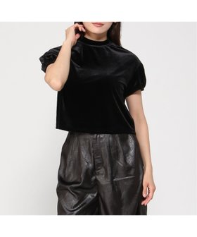 【スリーフォータイム/Three Four Time】のThree Four Time/ベロアチューリップトップス 人気、トレンドファッション・服の通販 founy(ファニー) ファッション Fashion レディースファッション Fashion for Women トップス・カットソー Cut & Sew Tops ベロアトップス Velour Tops / Velvet-Look Items |ID:prp329100004775897