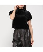 【スリーフォータイム/Three Four Time】のThree Four Time/ベロアチューリップトップス 人気、トレンドファッション・服の通販 founy(ファニー) ファッション Fashion レディースファッション Fashion for Women トップス・カットソー Cut & Sew Tops ベロアトップス Velour Tops / Velvet-Look Items thumbnail ブラック|ID: prp329100004775897 ipo3291000000034621739