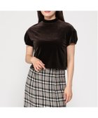 【スリーフォータイム/Three Four Time】のThree Four Time/ベロアチューリップトップス 人気、トレンドファッション・服の通販 founy(ファニー) ファッション Fashion レディースファッション Fashion for Women トップス・カットソー Cut & Sew Tops ベロアトップス Velour Tops / Velvet-Look Items thumbnail ブラウン|ID: prp329100004775897 ipo3291000000034621740