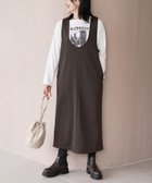 【コーエン/COEN】の【REVERSE WARM】あったかスウェット Uネックジャンスカ 人気、トレンドファッション・服の通販 founy(ファニー) ファッション Fashion レディースファッション Fashion for Women トップス・カットソー Cut & Sew Tops レディースパーカー・カジュアルフーディー Casual Hoodies & Sweatshirts スウェット・クルーネックトップス Sweatshirts & Crewnecks / Relaxed Fit Sweat Tops 洗える Machine Washable カットソー Cut and Sewn Top スウェット / スエット Sweatshirt, Sweatwear スリット Slit, Slit Detail セットアップ Set-Up, Coordinated Outfit ツイル Twist, Twisted Detail ベロア Velour, Soft Velvet ポケット Pocket, Pocket Detail リラックス Relax, Relaxed Fit 冬 Winter / This Winter おすすめ Recommended / Our Picks thumbnail DK.BROWN|ID: prp329100004775912 ipo3291000000034872083